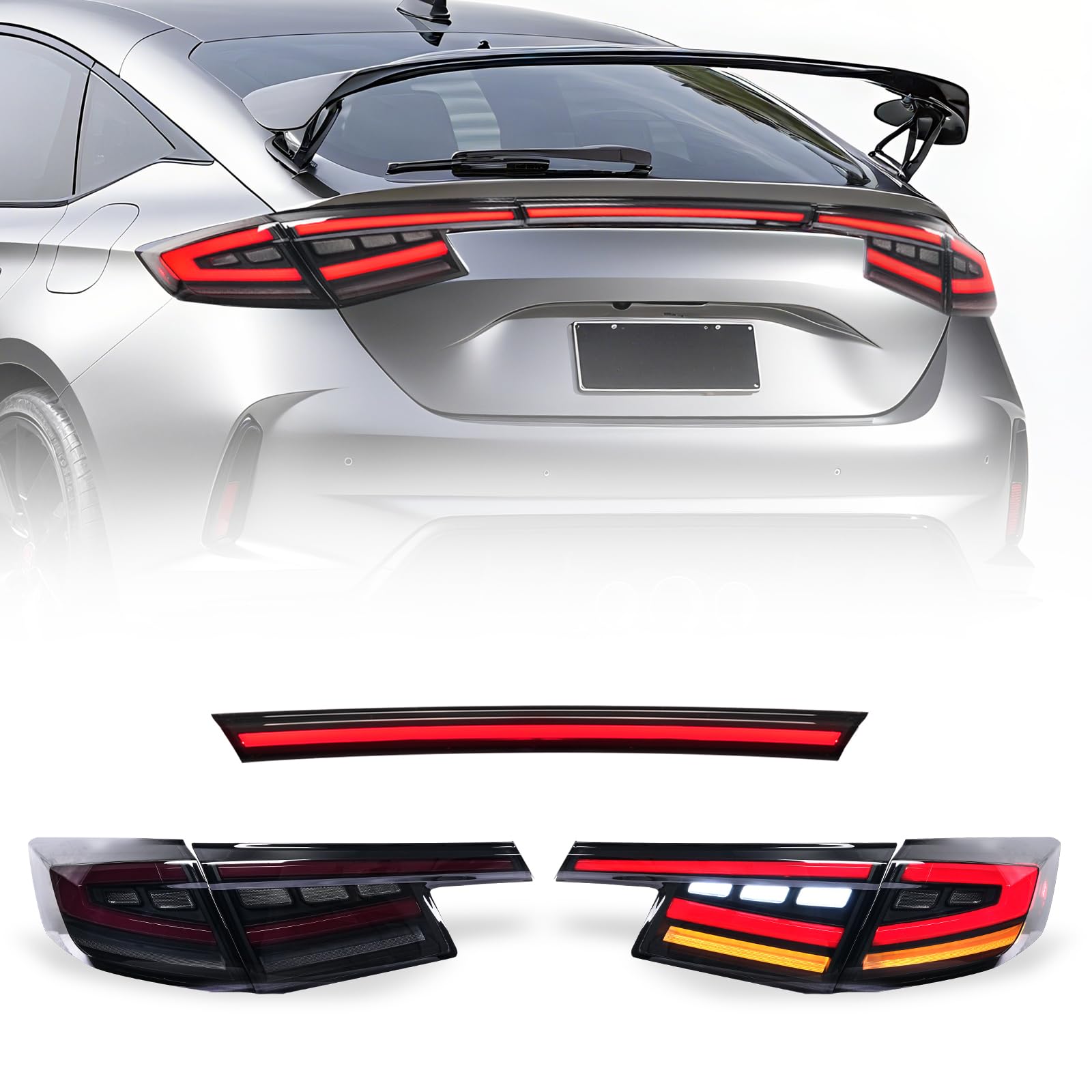 チカラのちから　アクティブ．E　未開封 Amazon.com: Archaic Tail Lights for 2022-2025 Civic Hatchback Type